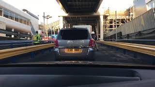 Isle of Wight Ferry Crossing  return trip loading and unloading [upl. by Akeihsal779]