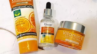 Disaar Vitamin C Whitening amp Glowing Skin Care Set [upl. by Willis]