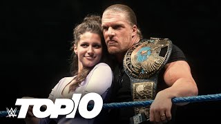 Great Triple H amp Stephanie McMahon moments WWE Top 10 Nov 29 2020 [upl. by Anneehs]