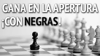 ¡Cómo ganar en la apertura con las negras 3 celadas de ajedrez [upl. by Harald]