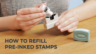 How to Refill PreInked Stamps [upl. by Sand]