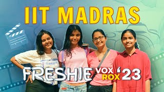 Freshie Intro 2023  IIT MADRAS [upl. by Santana]