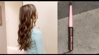 Remington Curling Wand Review and Tutorial [upl. by Nnylirak]