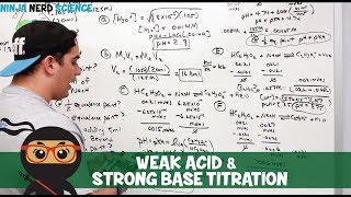 General Chemistry  Weak Acid amp Strong Base Titration [upl. by Anitnemelc]