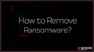 How to Remove a Ransomware Virus Windows [upl. by Lleraj]