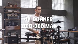 Donner DED200 MAX Electronic Drum Set [upl. by Tynan]