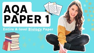 Biology Alevel 2025 exams 2025 AQA paper 1 or ENTIRE AS LEVEL Learn all the theory for the exam [upl. by Adiell]