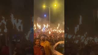 Congres Protest at Thiruvananthapuram over the disqualification Rahul Gandhi as an MP news [upl. by Gimpel954]