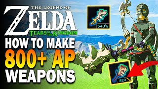 How To Make 800 Damage Weapons In Zelda Tears Of The Kingdom [upl. by Ynaitirb561]