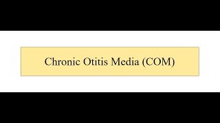 Chronic Otitis Media [upl. by Hgielram]