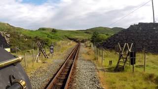 Ffestiniog Railway – Driver’s Eye View – Blaenau Ffestiniog to Porthmadog Wales [upl. by Fiora]