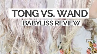 Babyliss Curling Tong VS Curling Wand  REVIEW [upl. by Hoagland528]