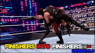 WWE 2K22 Finisher Into Finisher Reversal PS5 [upl. by Hyps]