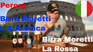 Peroni Birra Moretti LAutentica amp Birra Moretti La Rossa Doppelbock Italy Beer Review 19 [upl. by Kelcey602]