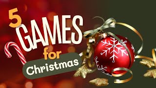 5 Christmas Party Games [upl. by Eseer]