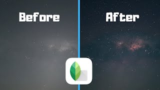 How to transform your mobile astrophotography photo in Snapseed [upl. by Leitnahs]