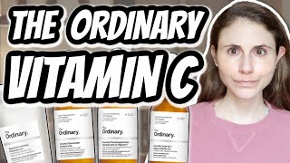 ALL THE ORDINARY VITAMIN C PRODUCTS Dermatologist Review  Dr Dray [upl. by Elset]