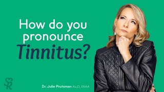 How do you pronounce tinnitus [upl. by Norab]