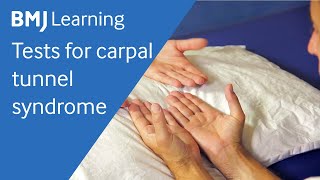 Tests for carpal tunnel syndrome  BMJ Learning [upl. by Putnam]