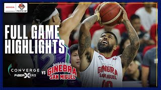 CONVERGE vs GINEBRA  FULL GAME HIGHLIGHTS  PBA SEASON 48 PHILIPPINE CUP  APRIL 27 2024 [upl. by Dupre33]