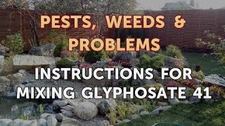 Instructions for Mixing Glyphosate 41 [upl. by Eidurt]