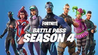 New SEASON 4 BATTLE PASS in Fortnite IRON MAN [upl. by Saber]