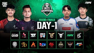 PUBG Mobile NEPX Showdown  Grand Finals Day 1 [upl. by Eirrot]