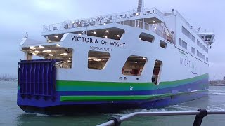 Wightlink  Victoria of Wight  Portsmouth to Fishbourne [upl. by Llenel]