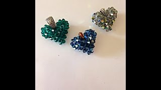 Make a Swarovski Crystal Heart stepbystep [upl. by Rosalia]