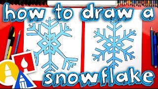 How To Draw A Snowflake [upl. by Buffy]