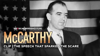 McCarthy at Wheeling  McCarthy  American Experience  PBS [upl. by Akenahs]