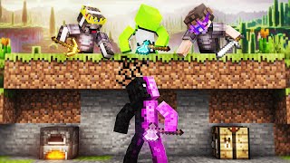 Minecraft Speedrunner VS 3 PRO Minecrafters [upl. by Thorfinn]