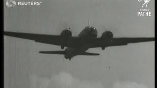 RAF demonstration at Northolt Aerodrome 1939 [upl. by Gloriana]