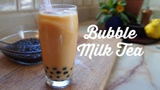 How to Make Bubble Boba Milk Tea [upl. by Ahsatam]