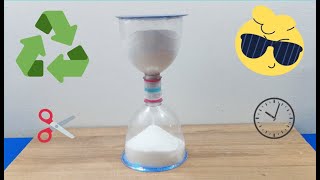 hacer un RELOJ DE SAL con botellas de plastico recicladas [upl. by Lancelle]