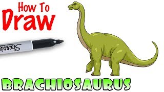 How to Draw a Brachiosaurus [upl. by Cynthy]