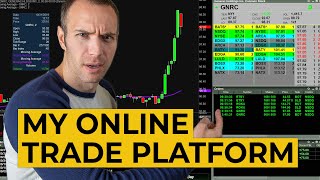 Day Trading For Beginners  My Online Trade Platform Explained In Detail [upl. by Laural300]