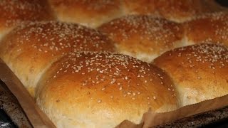 Hamburger Brötchen Selber Machen  Homemade Hamburger Buns  ENG SUBS [upl. by Brandtr]