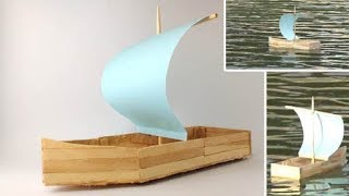 How to Make a Sail Boat [upl. by Else]