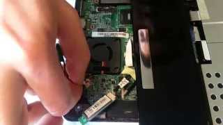 Asus Eee PC 1005HA CMOS Battery Replacement [upl. by Turk]