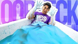 GIANT OOBLECK BATH CHALLENGE [upl. by Nitas]