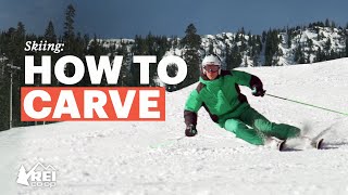 How to Carve Skis  Take Your Skiing to the Next Level  REI [upl. by Kapor284]