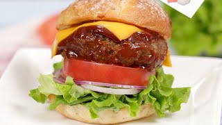 Beef Hamburger Recipe Homemade Beef Patties and Easy Hamburger Sauce  Cooking with Dog [upl. by Acirrej]