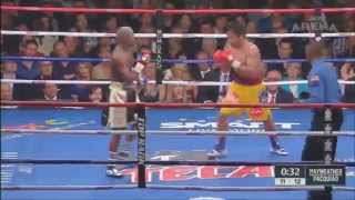 Floyd Mayweather vs Manny Pacquiao  Highlights 2015 [upl. by Nellahs]