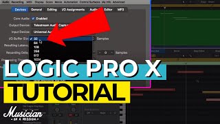 Logic Pro X Tutorial Everything You Need to Know [upl. by Ainek649]