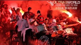 Legia Warsaw  worldofultras [upl. by Ynaffets]