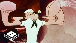 Spinach Lesson  Popeye the Sailor  Boomerang Official [upl. by Lebasy]