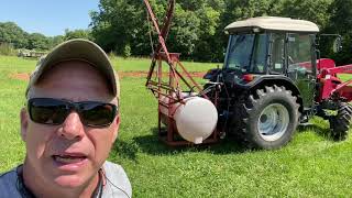 Spraying the pasture with GrazonNext Herbicide [upl. by Adihaj]