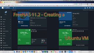 FreeNAS 11  Creating a Ubuntu VM [upl. by Alecia627]