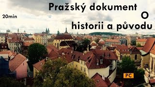 Český dokument o historii a původu Prahy [upl. by Kobe821]